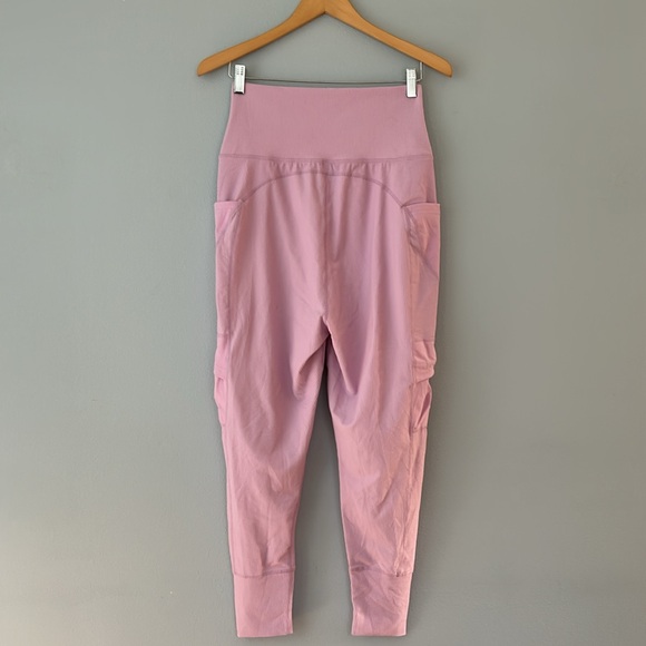 Free People • NWOT Lilac Pink Take A Hike Drop Waist Cargo Harem Pants Sz Small - Picture 14 of 17